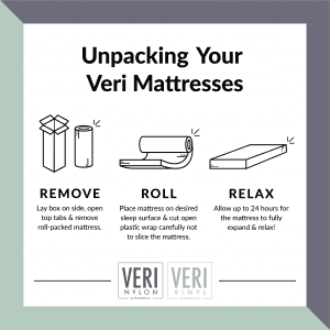 how to unpack veri mattresses
