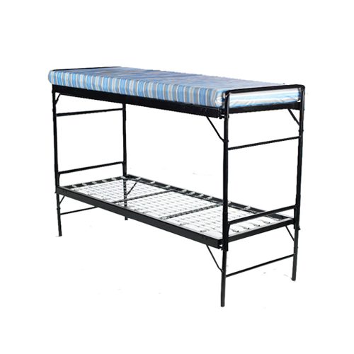 folding bunk bed cots