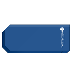 MedMattress Stretcher Pad with Taper at Head